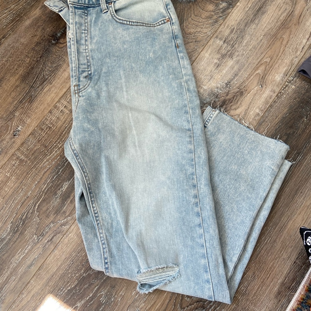 Wild fable jeans button fly zipper
